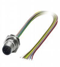 Flanschstecker V19S-M16H-500