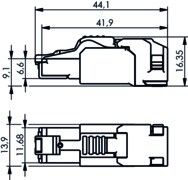 Steckverbinder RJ45 100040203