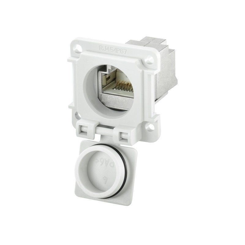 Einbauflansch IE-XM-RJ45/IDC-IP67