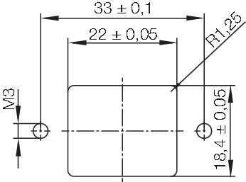 Flansch RJ45 IE-BSS-V14M-RJ45-C