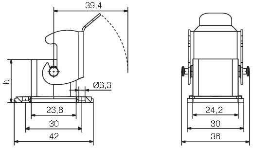 RJ45 Set m.Crimpanschluss IE-BS-V05M-RJ45-C