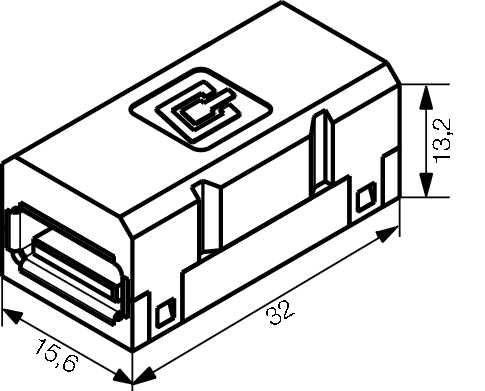 USB-Kupplung IE-BI-USB-A