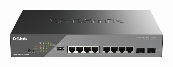 10-Port Gigabit Switch DSS-200G-10MP/E 10-Port Gigabit Switch DSS-200G-10MP/E