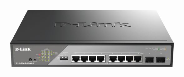 10-Port Gigabit Switch DSS-200G-10MPP/E 10-Port Gigabit Switch DSS-200G-10MPP/E