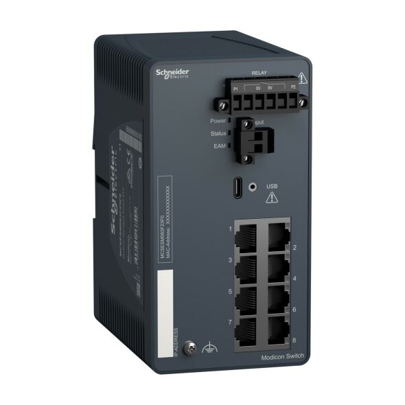 Modicon Managed Switch MCSESM083F23F0 Modicon Managed Switch MCSESM083F23F0