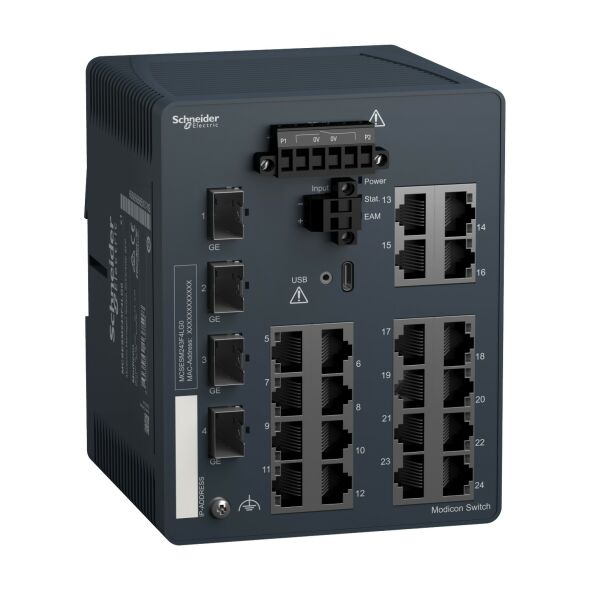 Modicon Managed Switch MCSESM243F4LG0 Modicon Managed Switch MCSESM243F4LG0