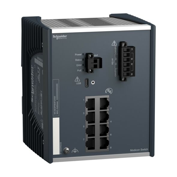 Modicon PoE Managed Switch MCSESP083F23G0 Modicon PoE Managed Switch MCSESP083F23G0