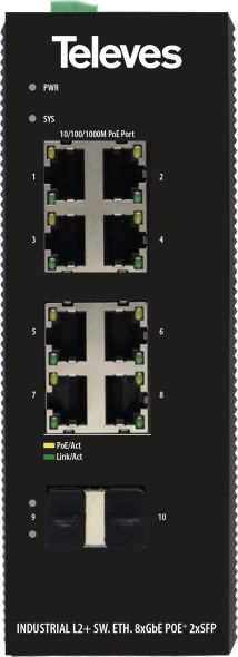 Industrial Ethernet-Switch SWM8X1000P2S Industrial Ethernet-Switch SWM8X1000P2S