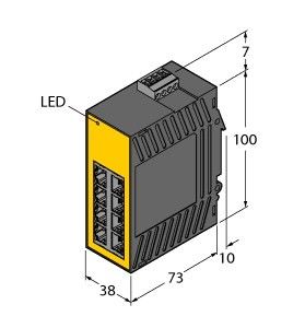 Unmanaged Switch SE20-84XT-RJ822