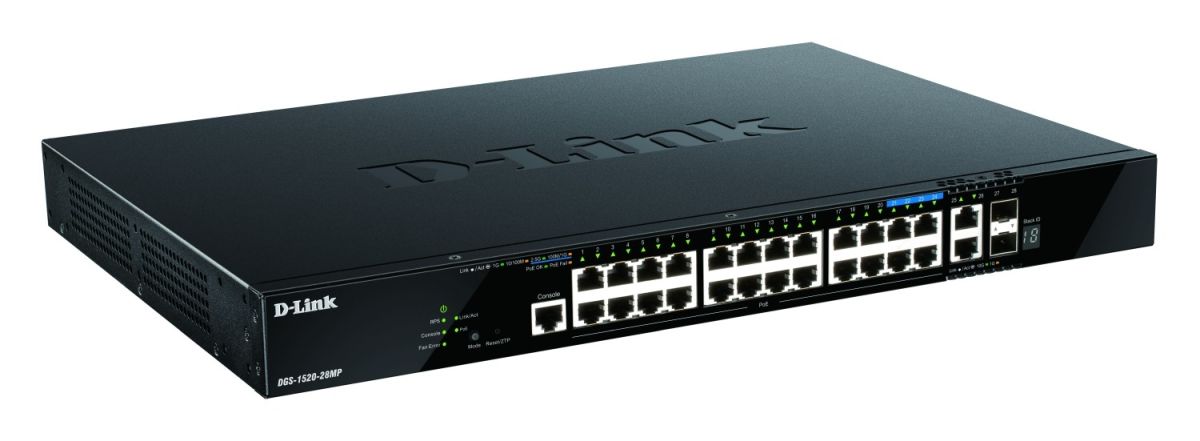Gigabit Stack Switch DGS-1520-28MP/E