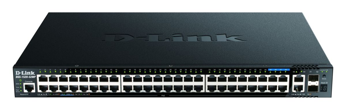 Gigabit Stack Switch DGS-1520-52MP/E
