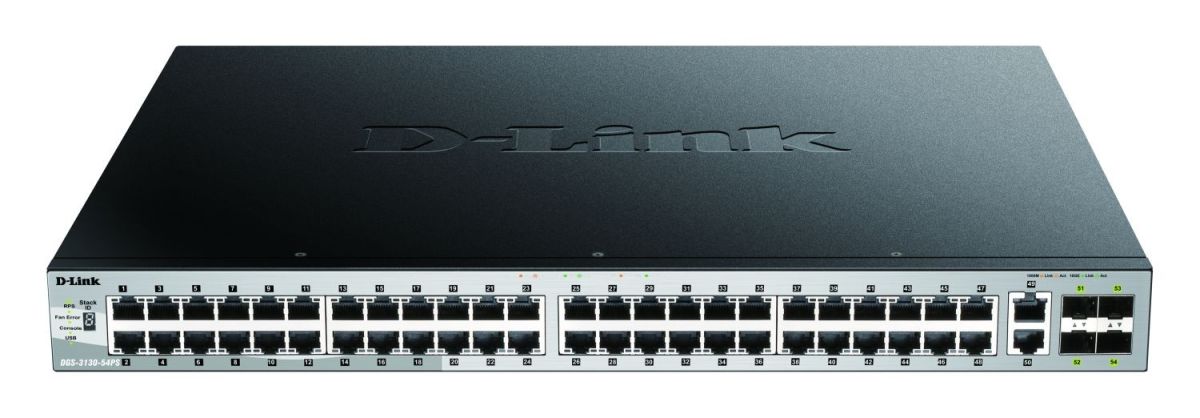 Gigabit Stack Switch DGS-3130-54PS/E
