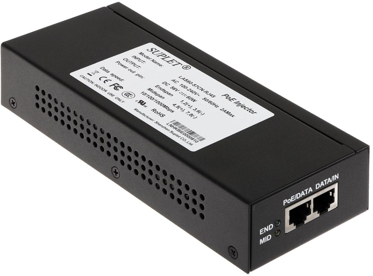 PoE-injector LAS60-57CN-RJ45 PoE-injector LAS60-57CN-RJ45