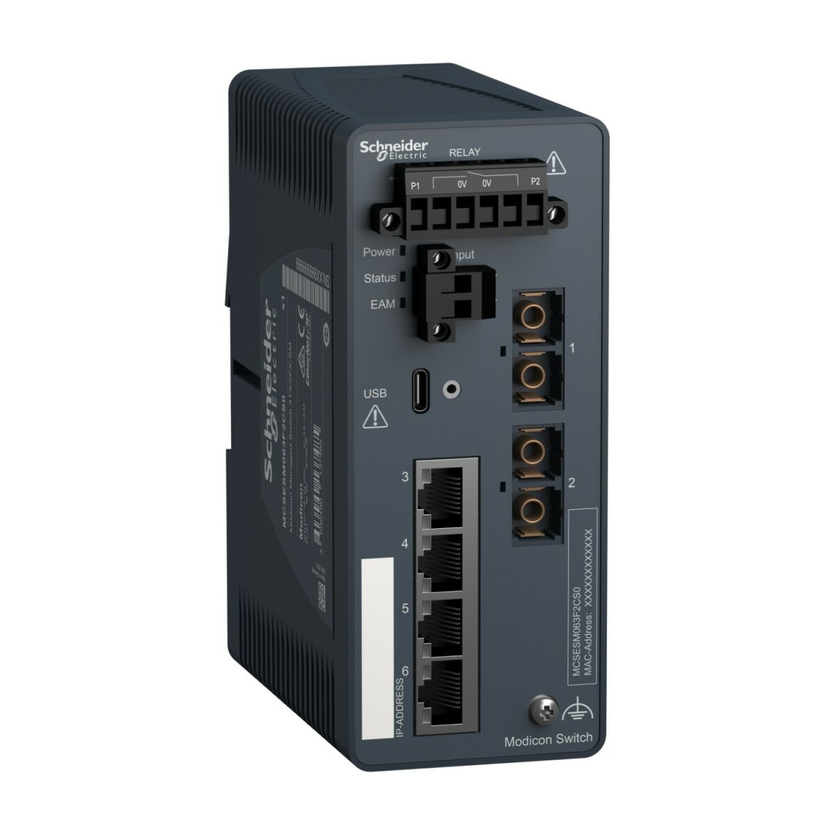 Modicon Managed Switch MCSESM063F2CS0 Modicon Managed Switch MCSESM063F2CS0