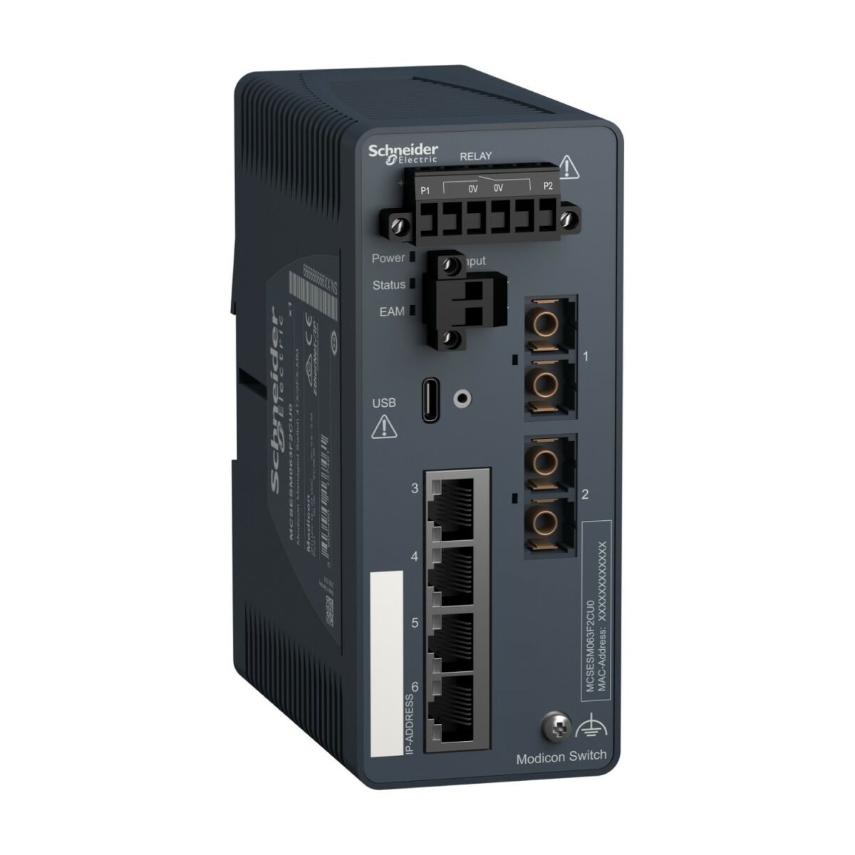 Modicon Managed Switch MCSESM063F2CU0 Modicon Managed Switch MCSESM063F2CU0