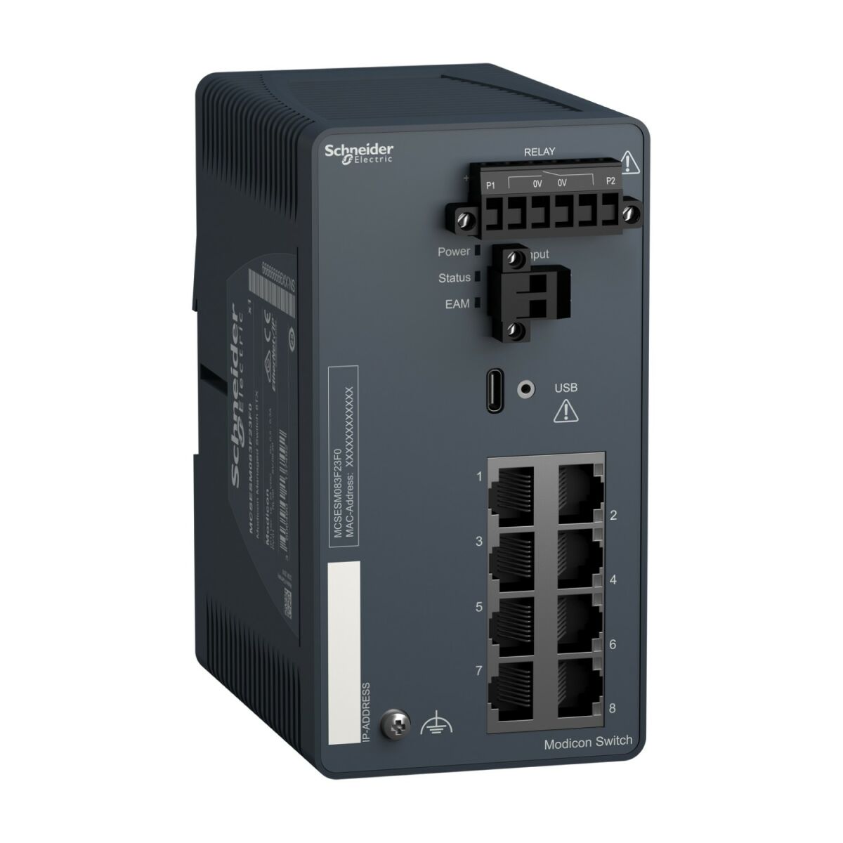 Modicon Managed Switch MCSESM083F23F0 Modicon Managed Switch MCSESM083F23F0