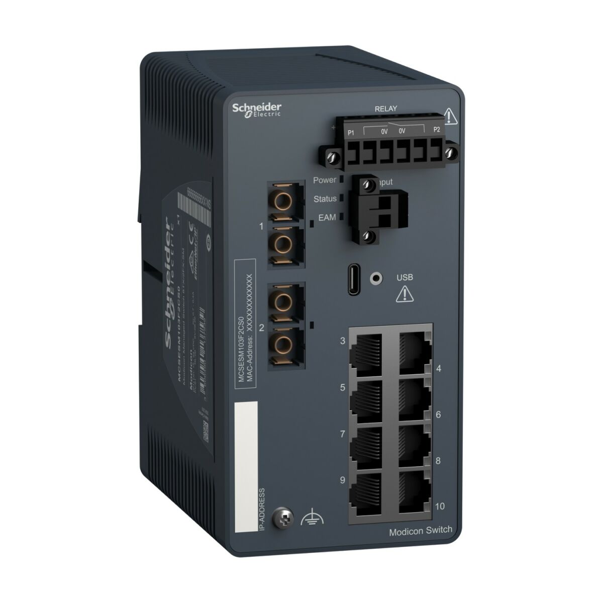 Modicon Managed Switch MCSESM103F2CS0