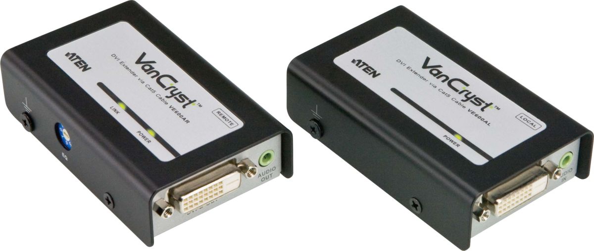 DVI-D+Audio Extender-Set VE-600A