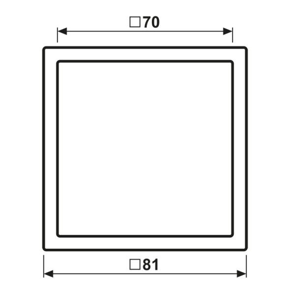 Rahmen 1-fach LC Z981 BF 207 Rahmen 1-fach LC Z981 BF 207