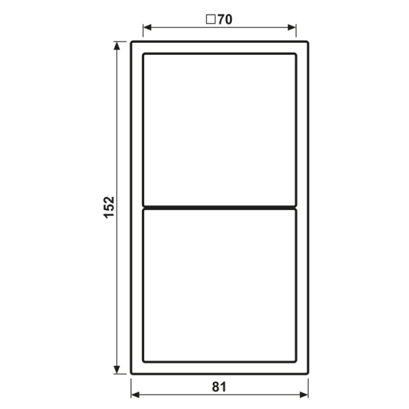 Rahmen 2-fach LCZ 982 BF 222