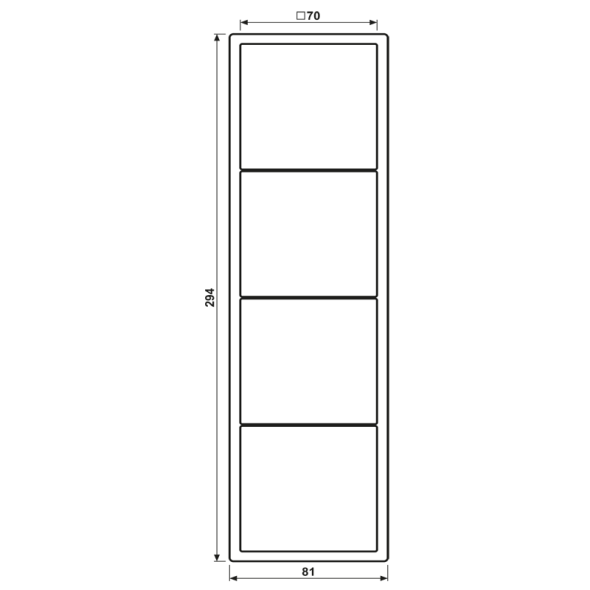 Rahmen 4-fach LC 984 227