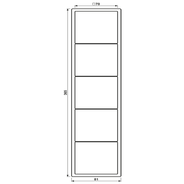 Rahmen 5-fach LC 985 230