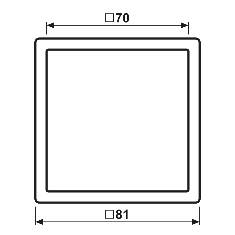 Rahmen 1-fach LC 981 252