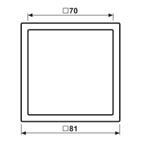 Rahmen 1-fach LC Z981 BF 250