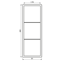 Rahmen 3-fach LC 983 217