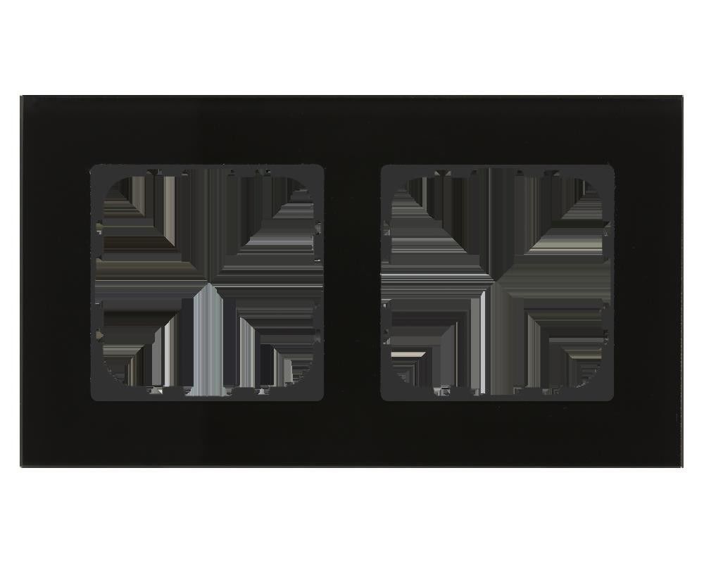 Glasrahmen 2-fach BE-GTR2S.01S Glasrahmen 2-fach BE-GTR2S.01S