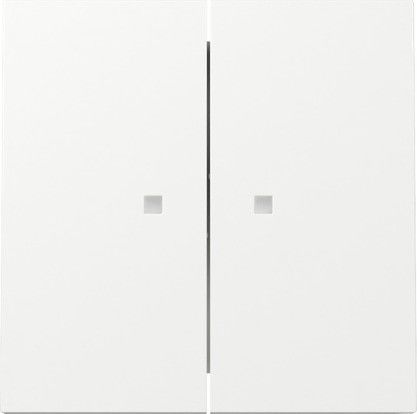 Wippe 363170 2-fach Kontrollf. reinweiß glänzend - neue Generation