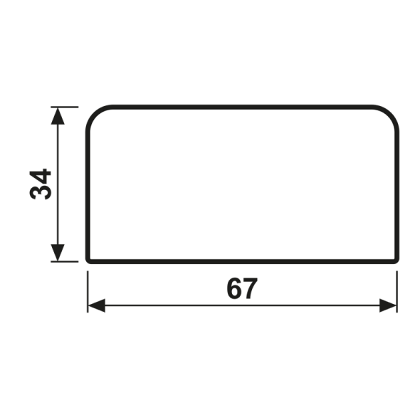 Taste mit neutralem Symbol CD 409 N