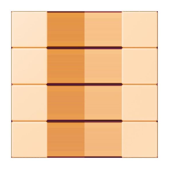 Tastensatz 4fach LC 504 TSA 223