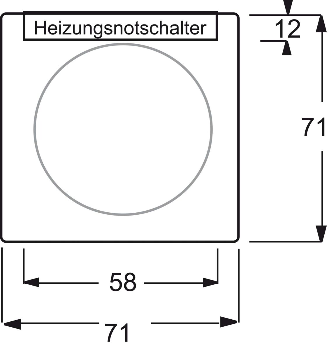 Zentralscheibe alu/si 1789 H-783-101