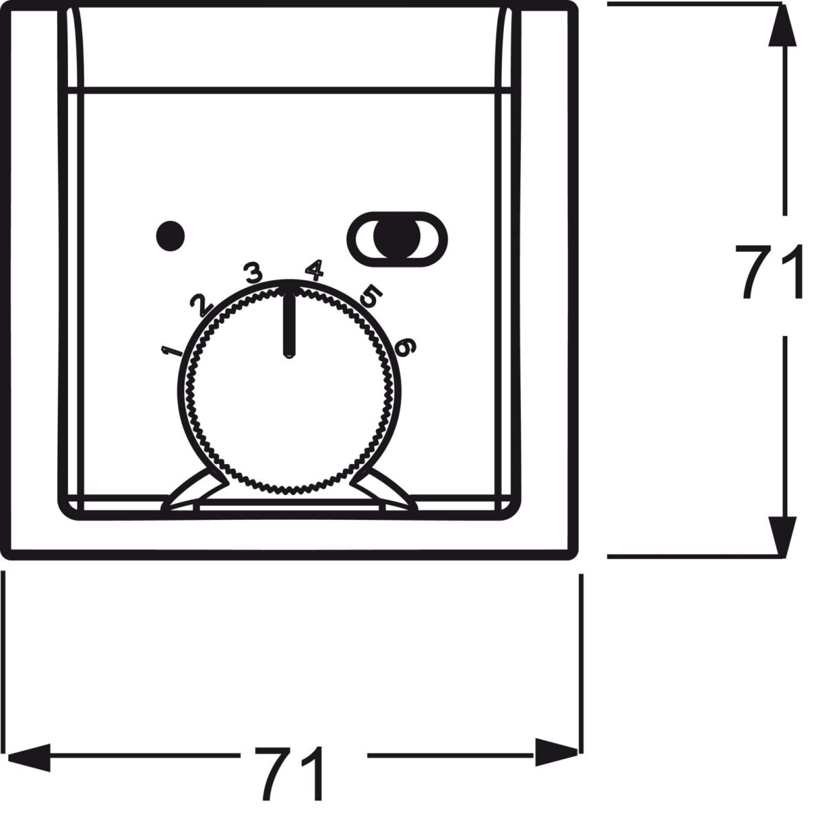 Zentralscheibe alu/si 1795-783