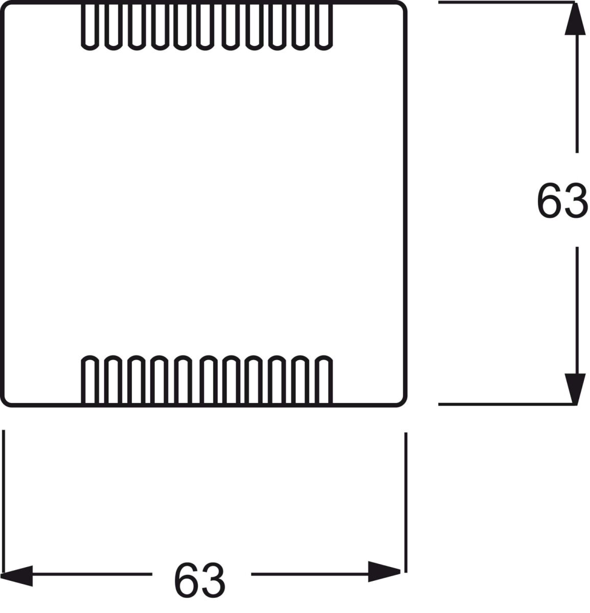 Zentralscheibe dav/sws 6541-84