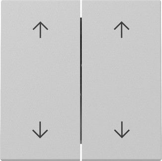 Wippe 3297015 2-fach Pfeile grau matt - neue Generation