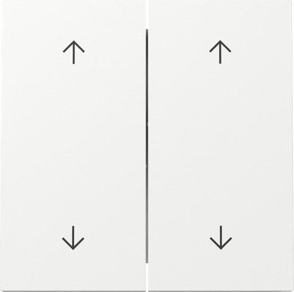 Wippe 329770 2-fach Pfeile reinweiß glänzend - neue Generation