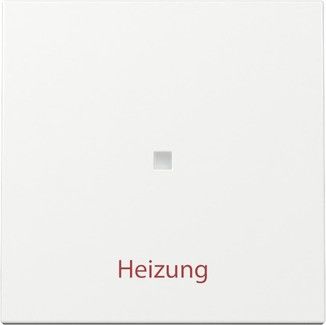Wippe 367803 Kontrollf. + Heizung reinweiß glänzend - neue Generation