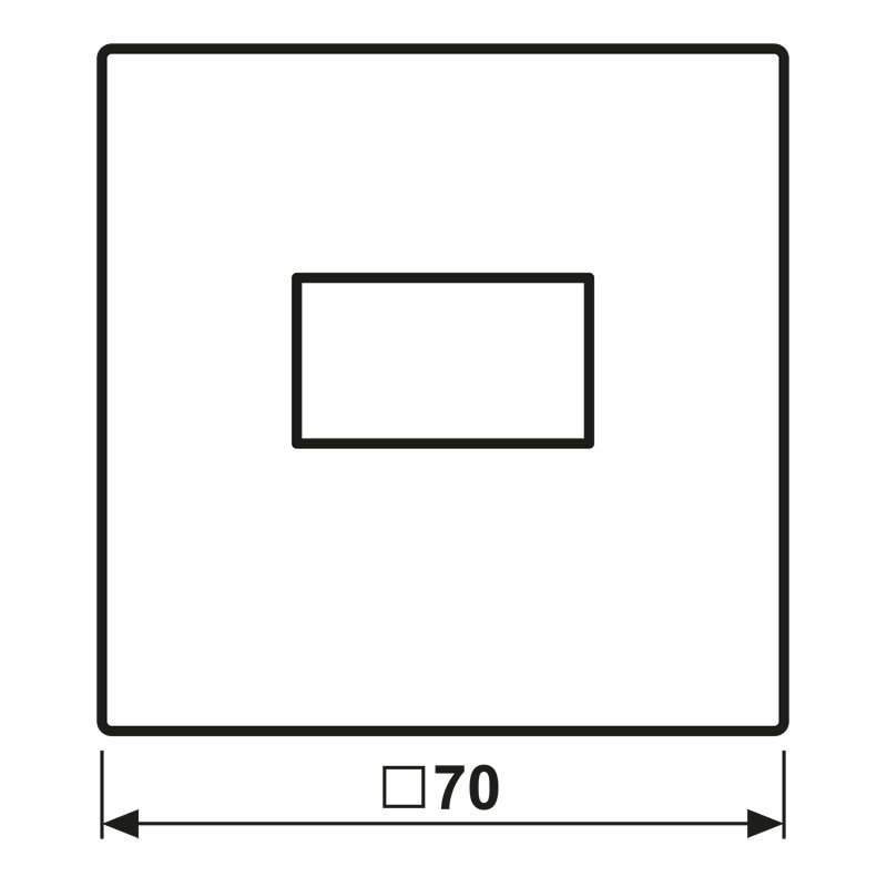 Abdeckung f. USB-Ladegerät LC 1969 USB 261