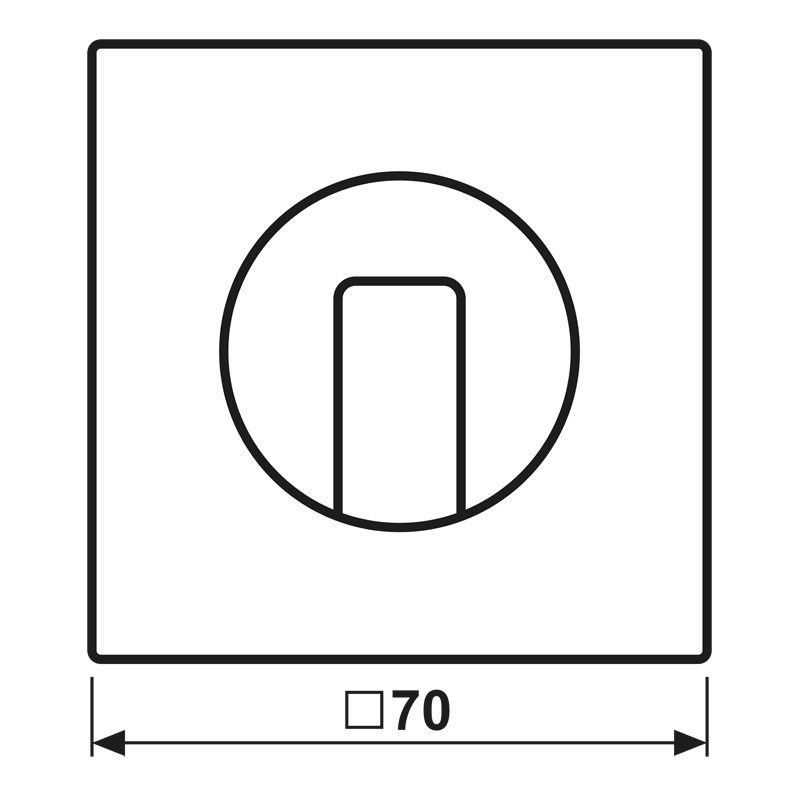 Abdeckung für Drehschalter LC 1941 240