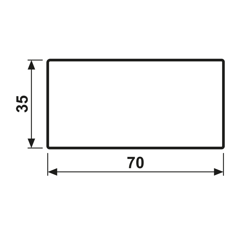Taste mit neutralem Symbol LS 409 N