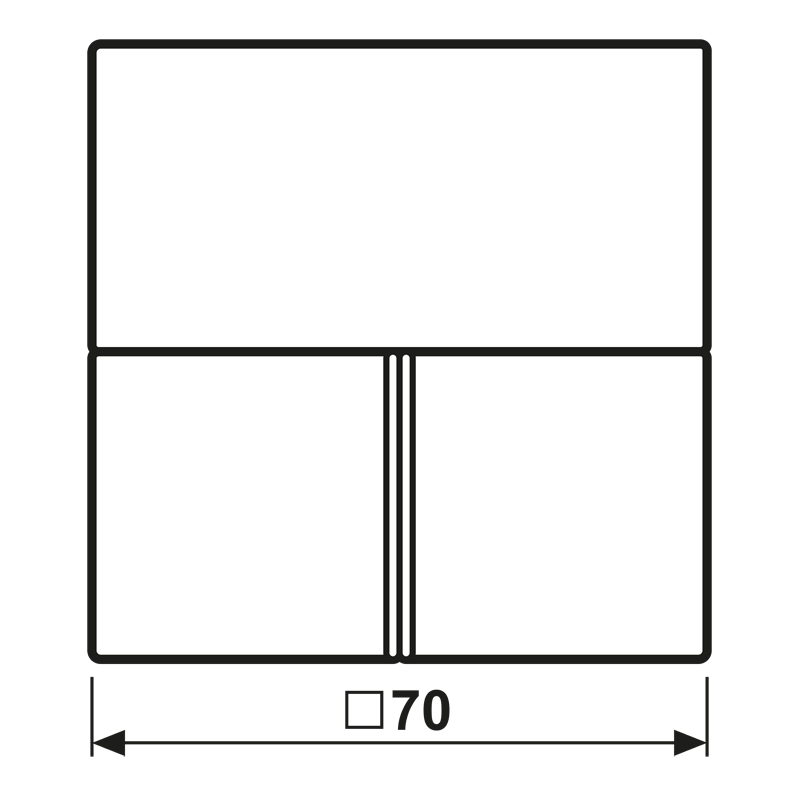 Tastensatz 3fach LC 4093 TSA 211