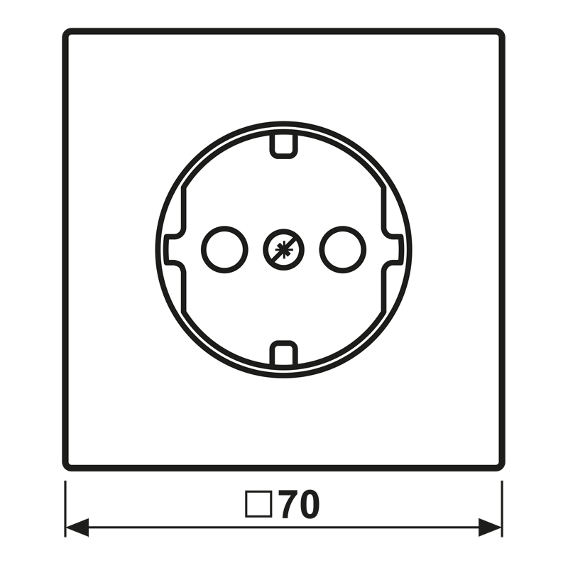 Zentralplatte AL 2520 KI PL