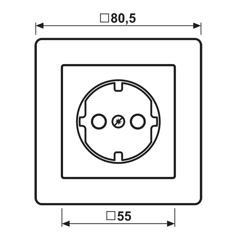 Zentralplatte AS 520 PLWW