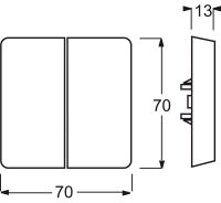 Wippe alusilber 2126-33