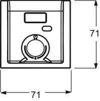 Zentralscheibe alu/si 1795 TA-783