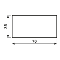 Taste mit neutralem Symbol LS 409 N