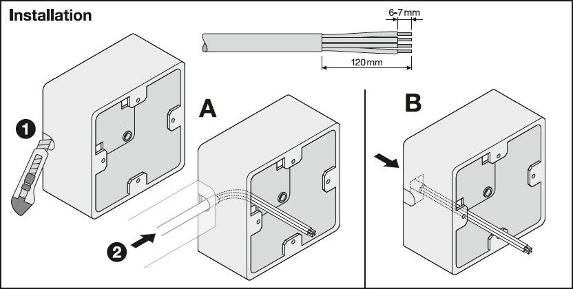 Wandaufbaurahmen SURFACE MOUNT FRAME