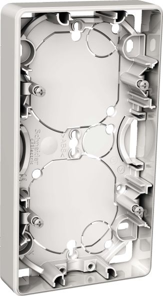 Aufputzgehäuse 2-fach 21mm WDE002352